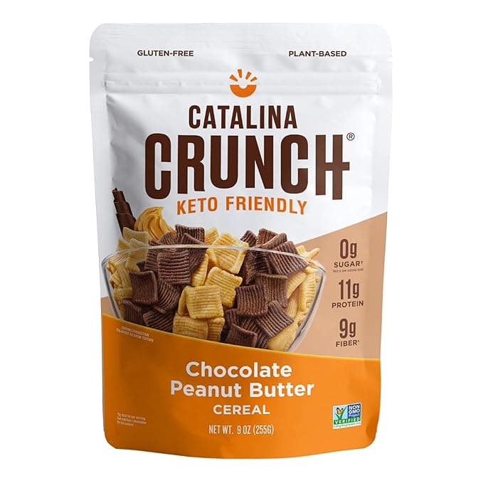 Catalina Crunch Keto Friendly Chocolate Peanut Butter Cereal