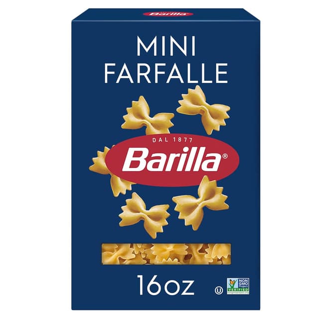 Is it Nutmeg Free? Barilla Pasta Farfalle Mini No. 364 Box