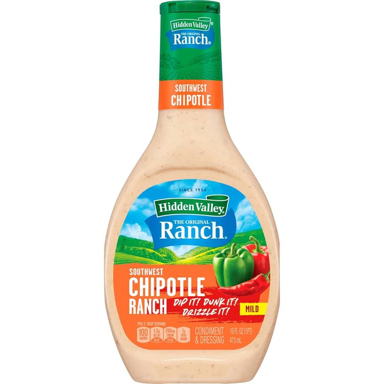 Hidden Valley Farmhouse Originals Southwest Chipotle Salad Dressing And Topping