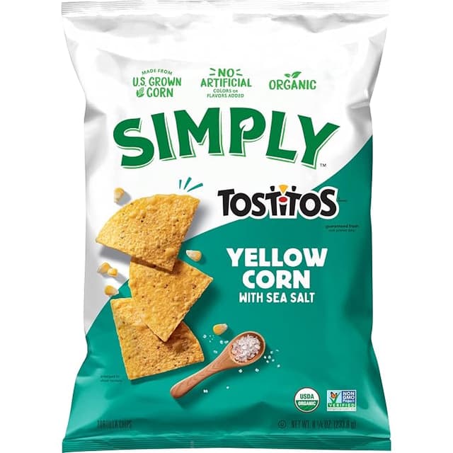 Is it Corn Free? Tostitos Tortilla Chips Simply Organic Yellow Corn