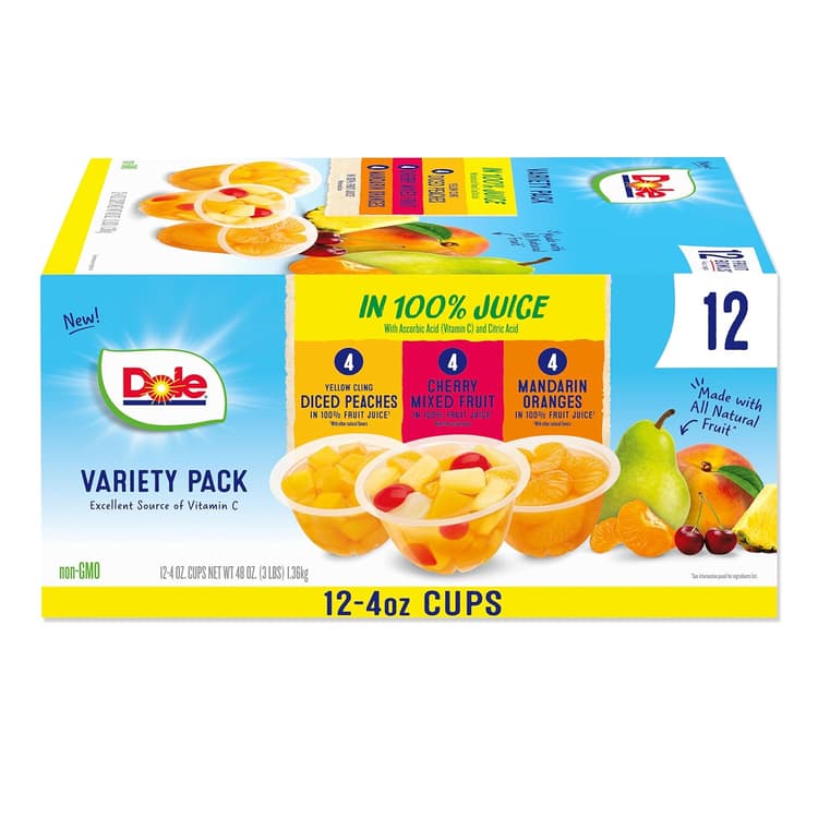 Dole Fruit Bowls Variety
