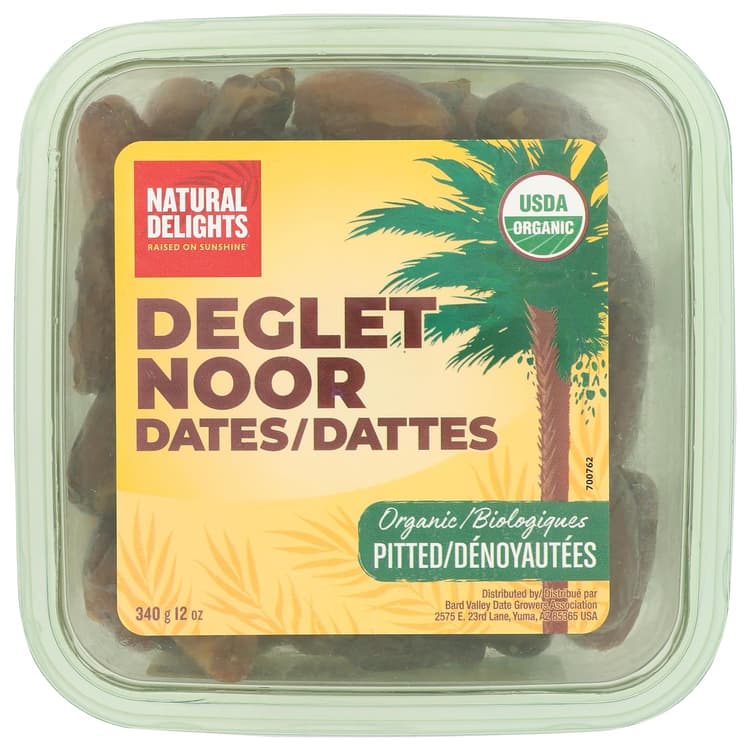 Natural Delights Pitted Organic Deglet Noor Dates