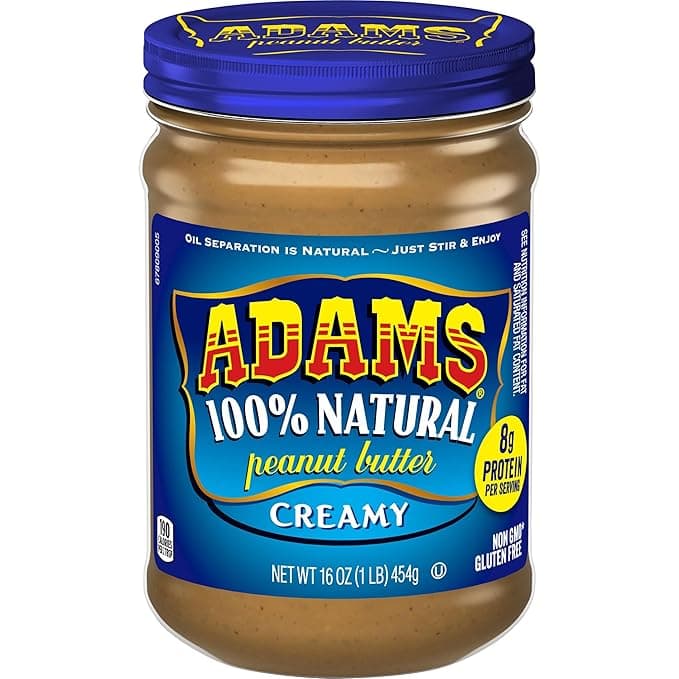 Adams 100% Natural Peanut Butter Creamy