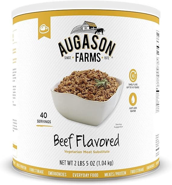 Augason Farms Beef Flavored Vegetarian Meat Substitute