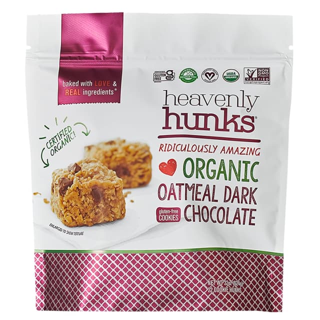 Is it Wheat Free? Heavenly Hunks Ridiculously Amazing Organic Oatmeal Dark Chocolate