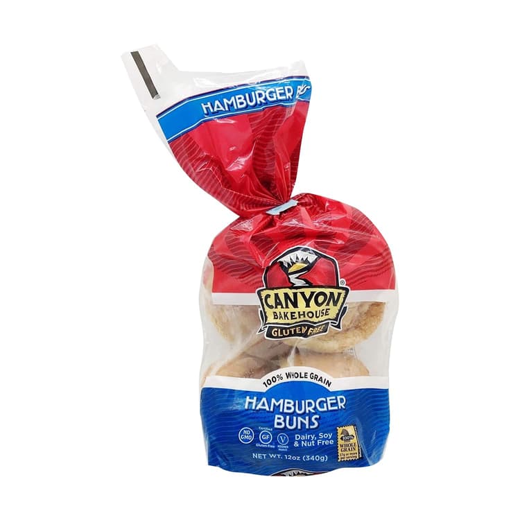Canyon Bakehouse Hamburger Buns Hamburger Buns, 100% Whole Grain