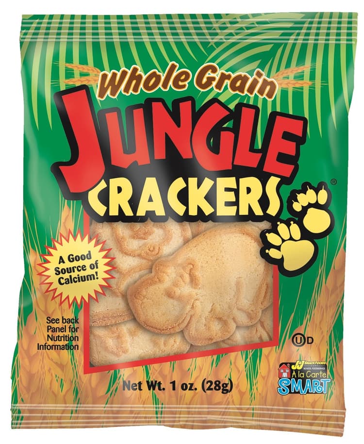 J&J Snack Foods Whole Grain Jungle Crackers
