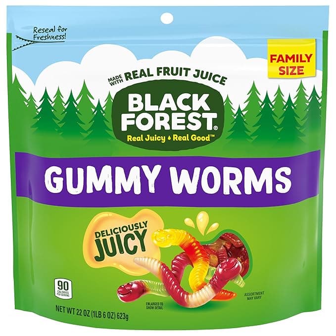 Black Forest Gummy Worms Candy