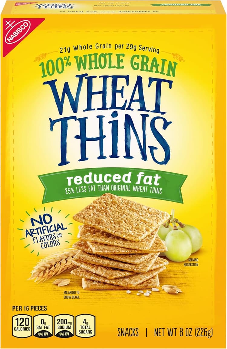Nbc Wheat Thins Crackers Reduced Fat