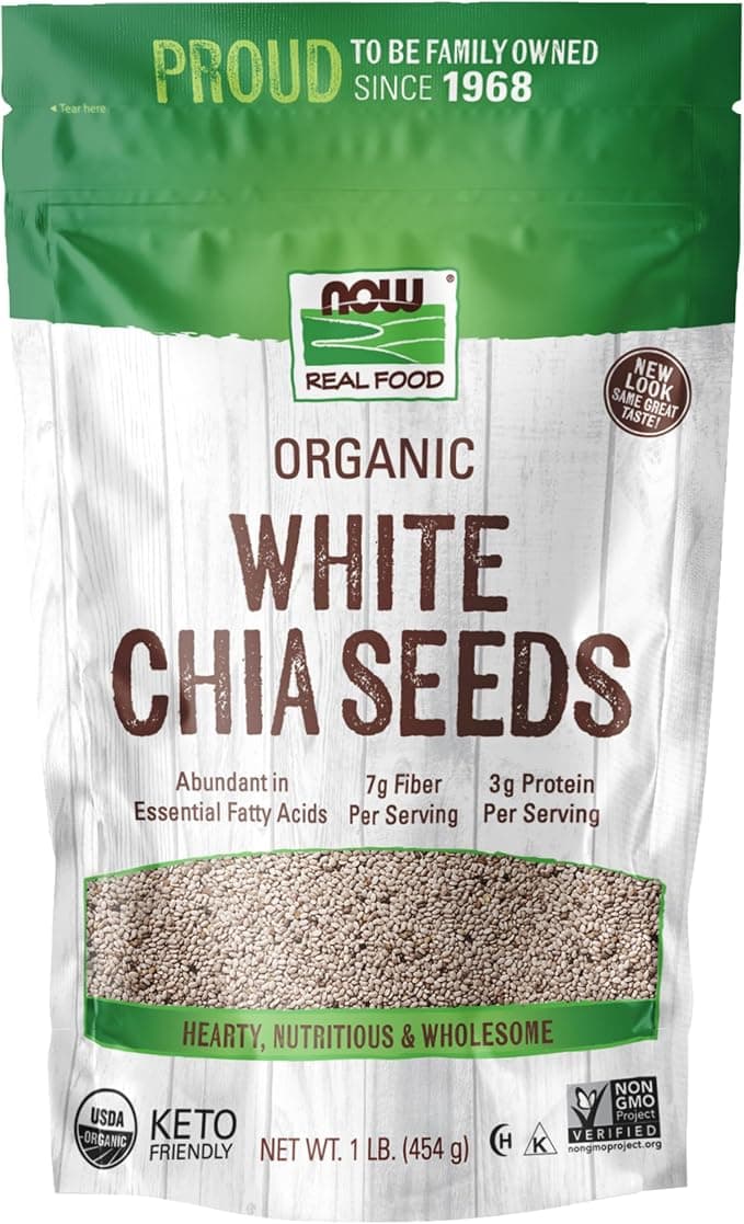 Now Foods Organic White Chia Seed