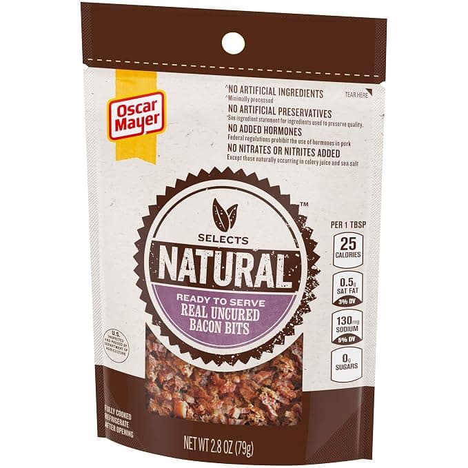 Oscar Mayer Natural Selects Ready To Serve Real Uncured Bacon Bits