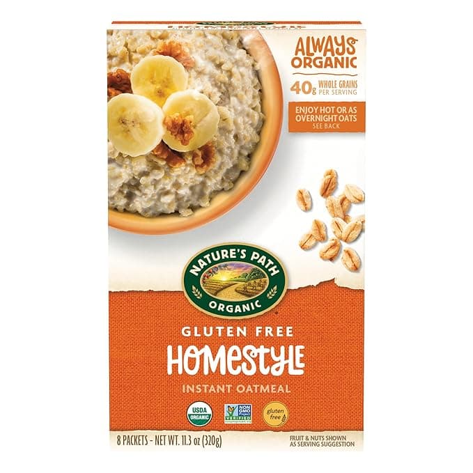 Nature's Path Organic Homestyle Instant Oatmeal, 8 Packets