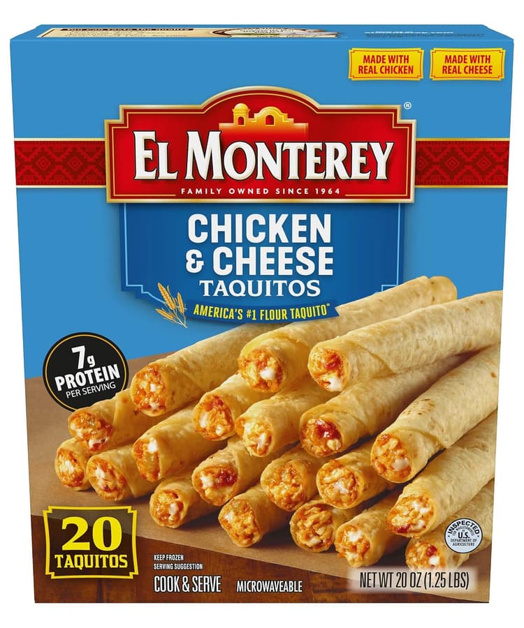 El Monterey Chicken & Cheese Taquitos