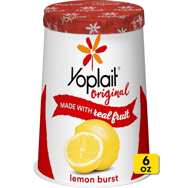Yoplait Original Yogurt Low Fat Lemon Burst