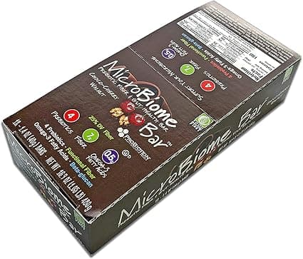 Probiotein Microbiome Prebiotic Fiber & Gut Health Bar Choco-Cherry Walnut