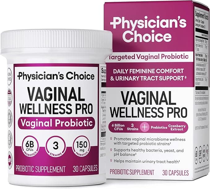 Physician'S Choice Vaginal Wellness Pro Probiotic Supplement 30 Capsules