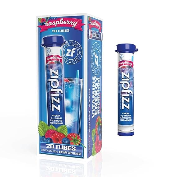 Zipfizz Energy Electrolytes Multi-Vitamin Blue Raspberry