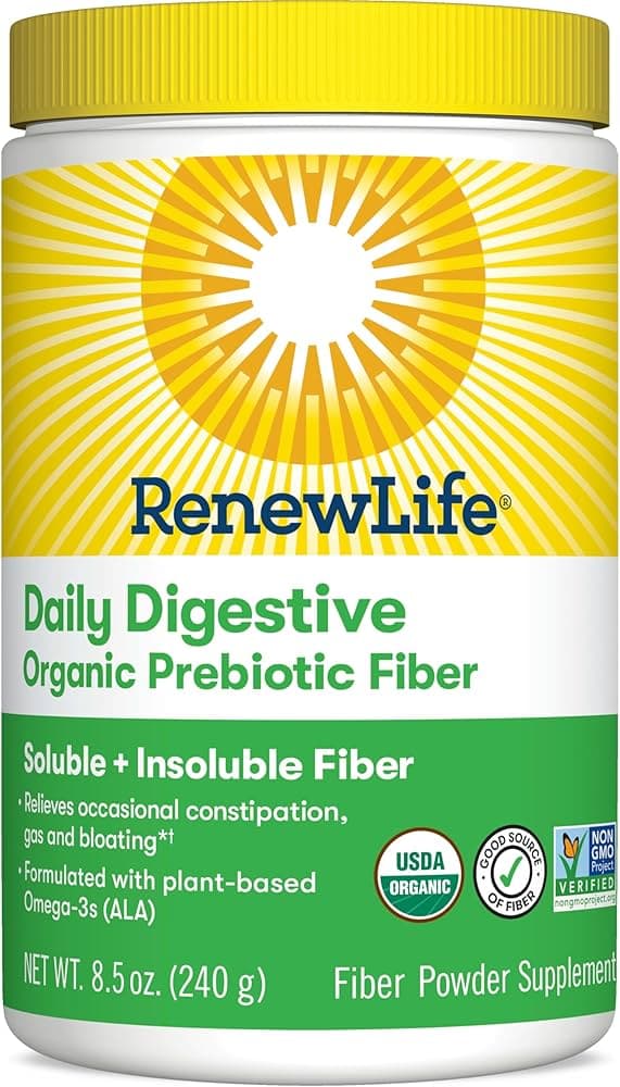 Renew Life Daily Digestive Organic Prebiotic Fiber