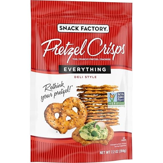 Is it Pistachio Free? Snack Factory Everything Deli Style Pretzel Crisps
