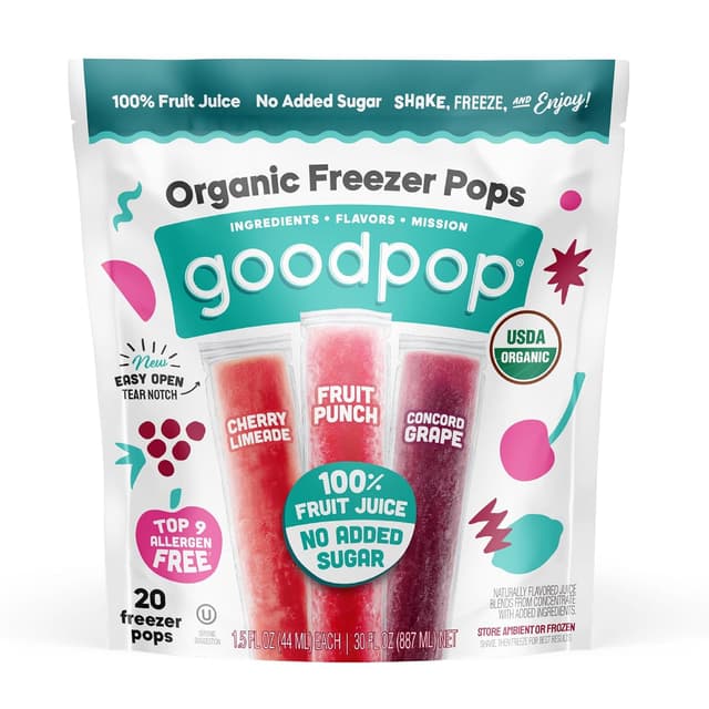 Is it Seed Oil Free? Goodpop Organic Freezer Pops
