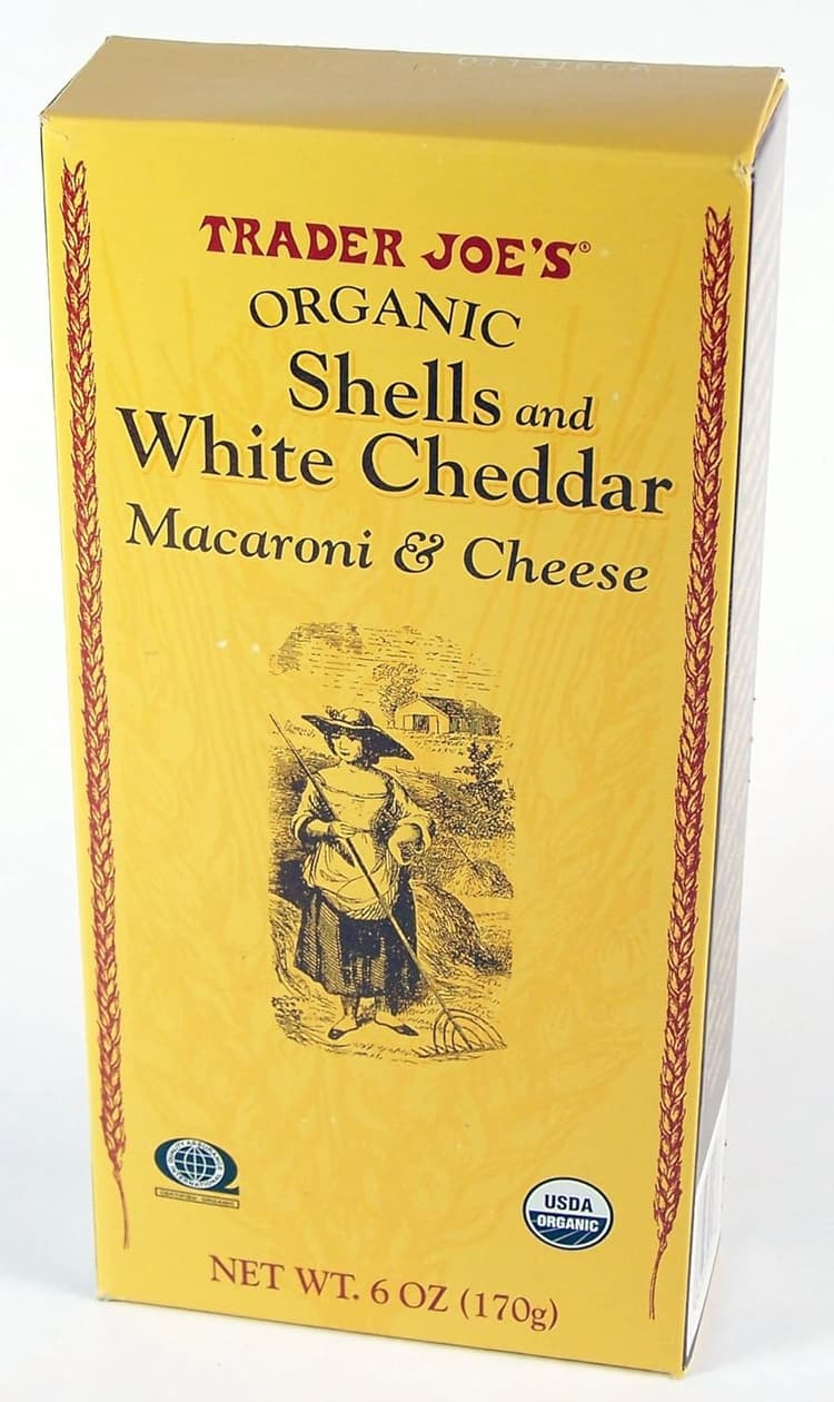 Trader Joe'S Organic Shells And White Cheddar Macaroni & Cheese