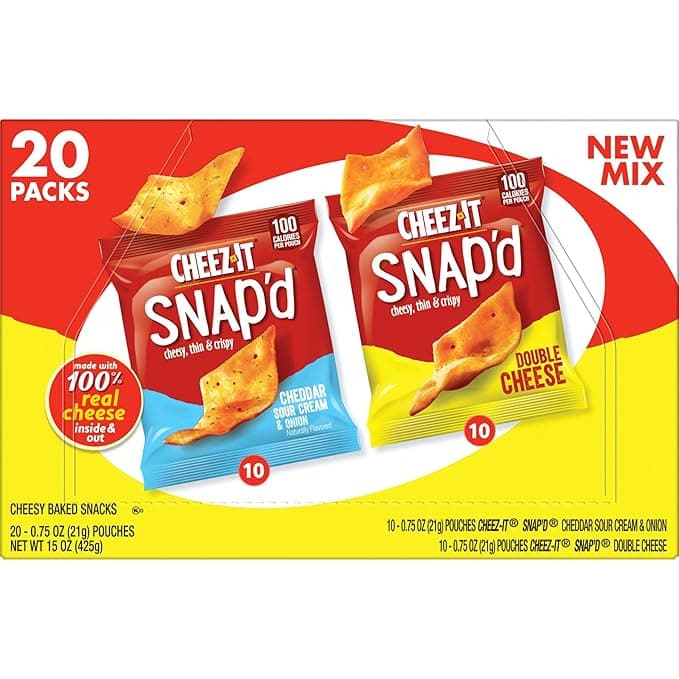 Cheez-It Snap'D Cheesy Baked Snacks Variety