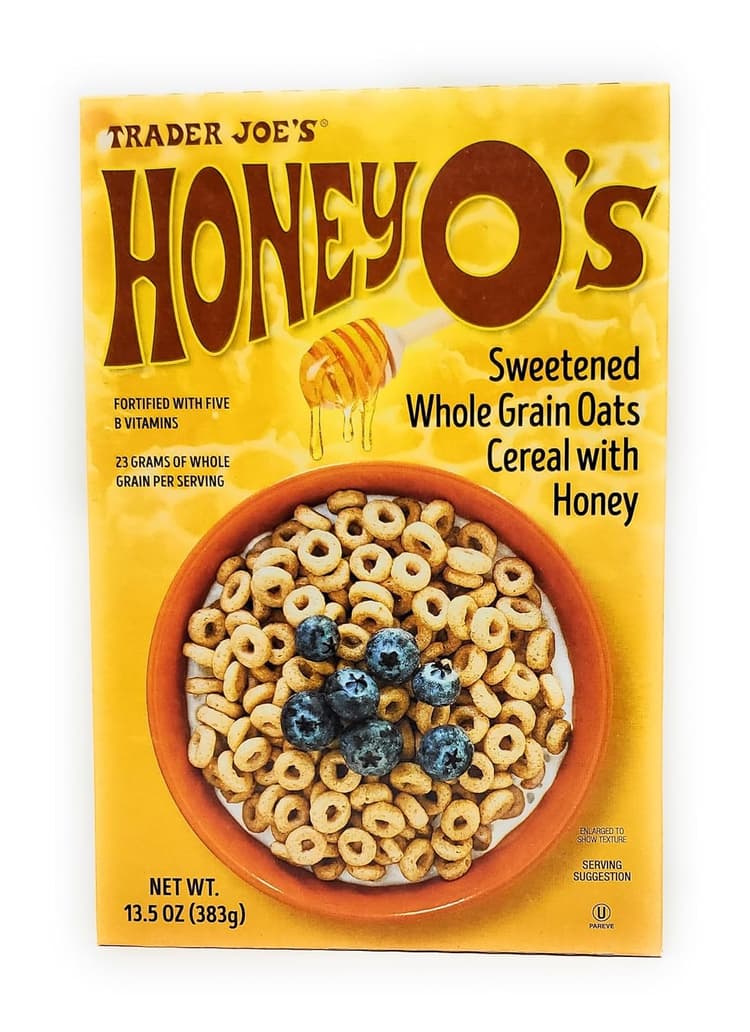 Trader Joe'S Honey O'S Sweetened Whole Grain Oats Cereal With Honey