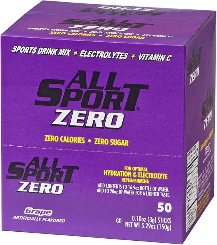 All Sport Zero Grape Flavor Drink Mix