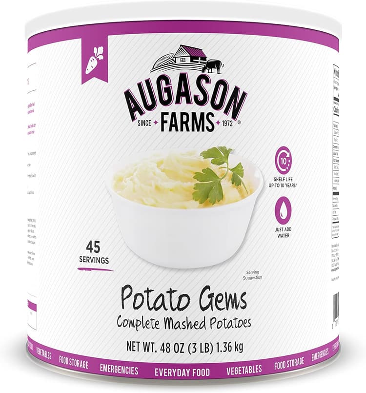 Augason Farms Potato Gems Complete Mashed Potatoes