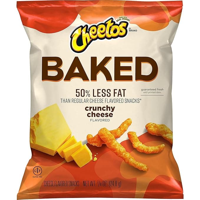 Cheetos Baked Crunchy Cheese Flavored Snacks