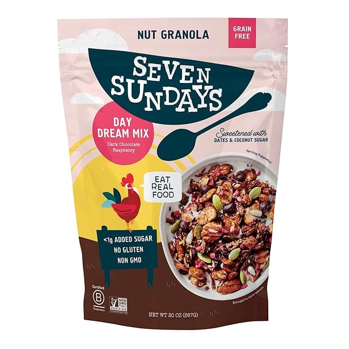 Seven Sundays Day Dream Mix Dark Chocolate Raspberry