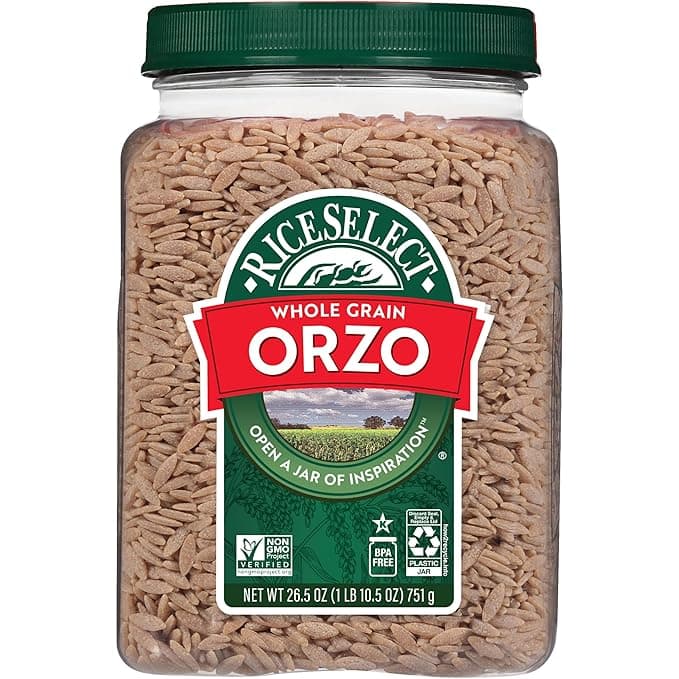 Riceselect Orzo 100% Whole Wheat Jar