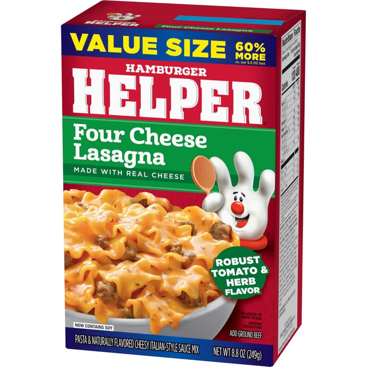 Hamburger Helper Four Cheese Lasagna Value Size