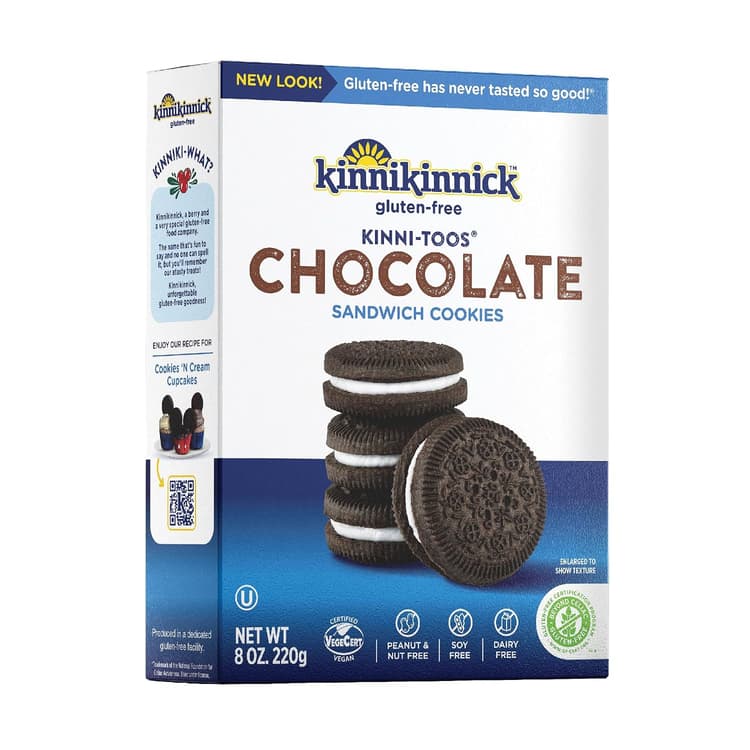 Kinnitoos Cream Chocolate Sandwich Cookies