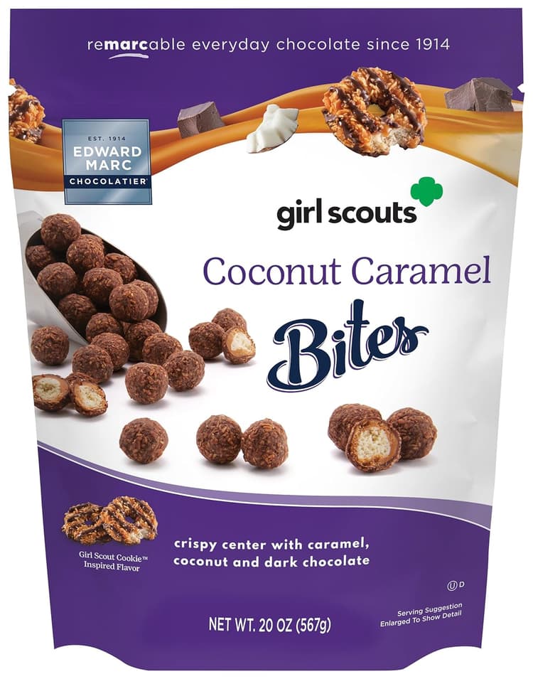 Edward Marc Girl Scouts Coconut Caramel Bites