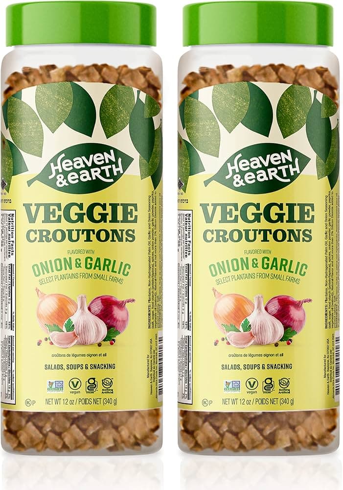 Heaven & Earth Veggie Croutons Onion & Garlic
