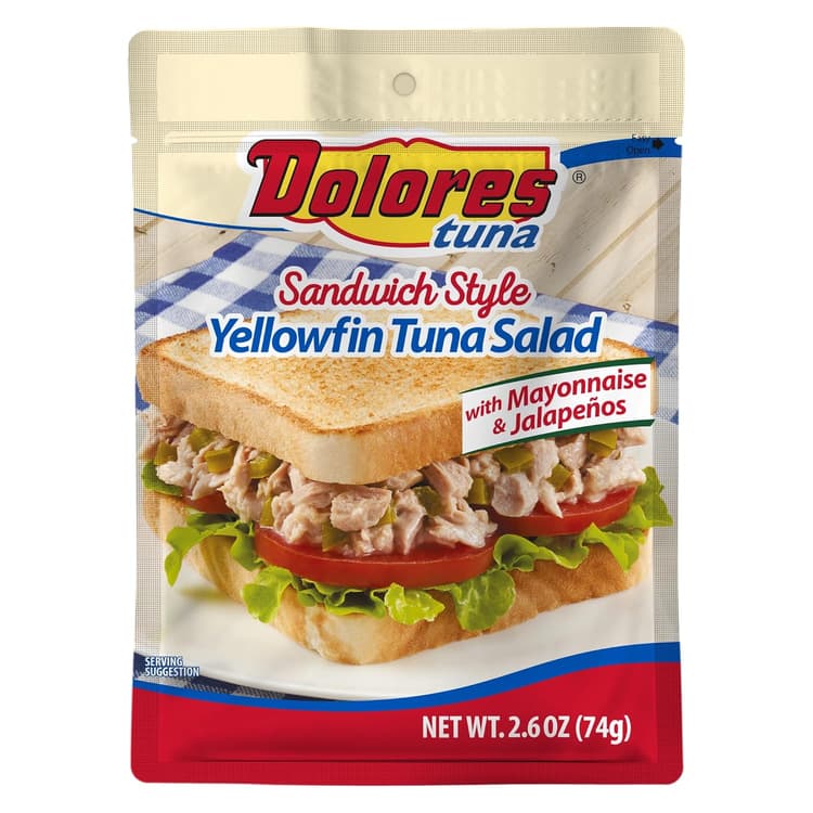 Dolores Tuna Sandwich Style Yellowfin Tuna Salad With Mayo & Jalapenos