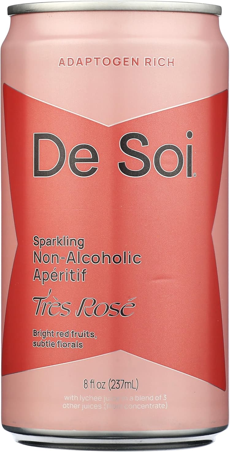 Adaptogen Rich De Soi Sparkling Non-Alcoholic Aperitif Tres Rose