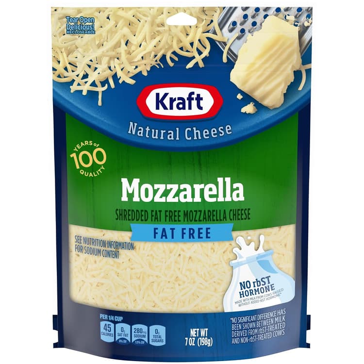 Kraft Fat Free Shredded Mozzarella Cheese