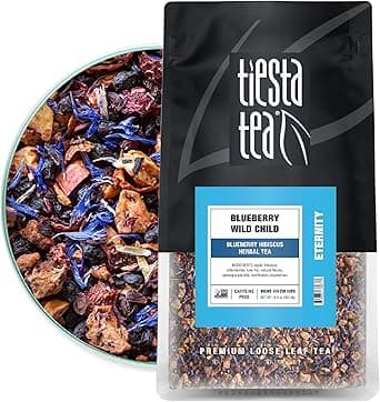 Tiesta Tea Eternity Blueberry Wild Child Blueberry Hibiscus Herbal Tea