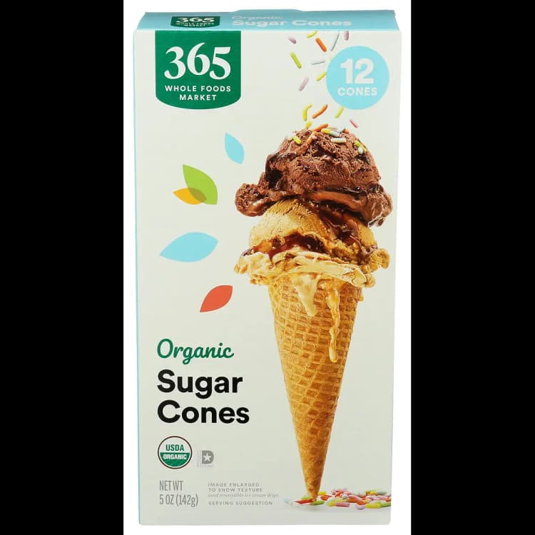 365 Whole Foods Market Organic Sugar Cones