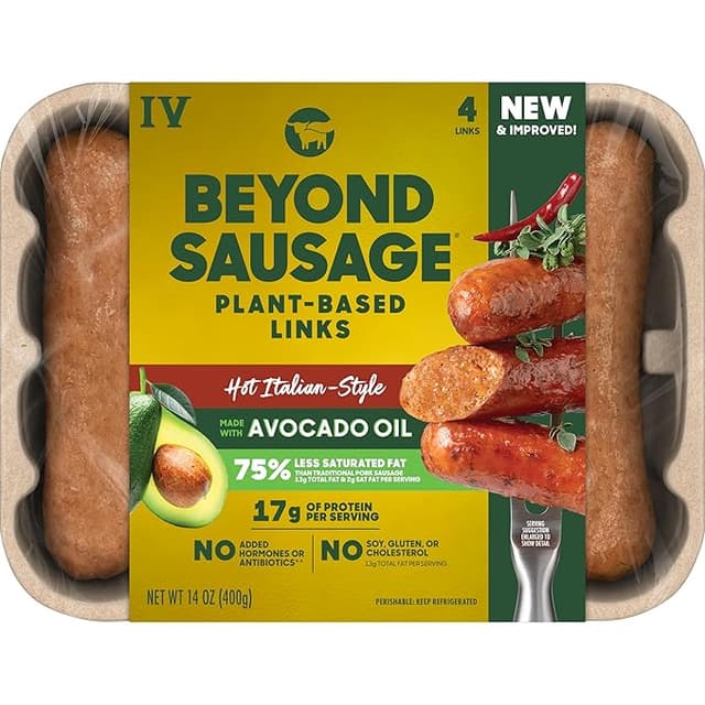 Is it GERD Friendly? Beyond Meat Beyond Sausage Plant Based Hot Italian Dinner Sausage Links