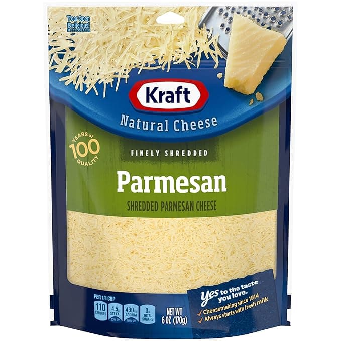 Kraft Finely Shredded Parmesan