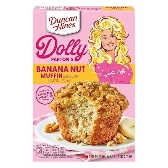 Duncan Hines Dolly Parton'S Banana Nut Muffin & Bread Mix