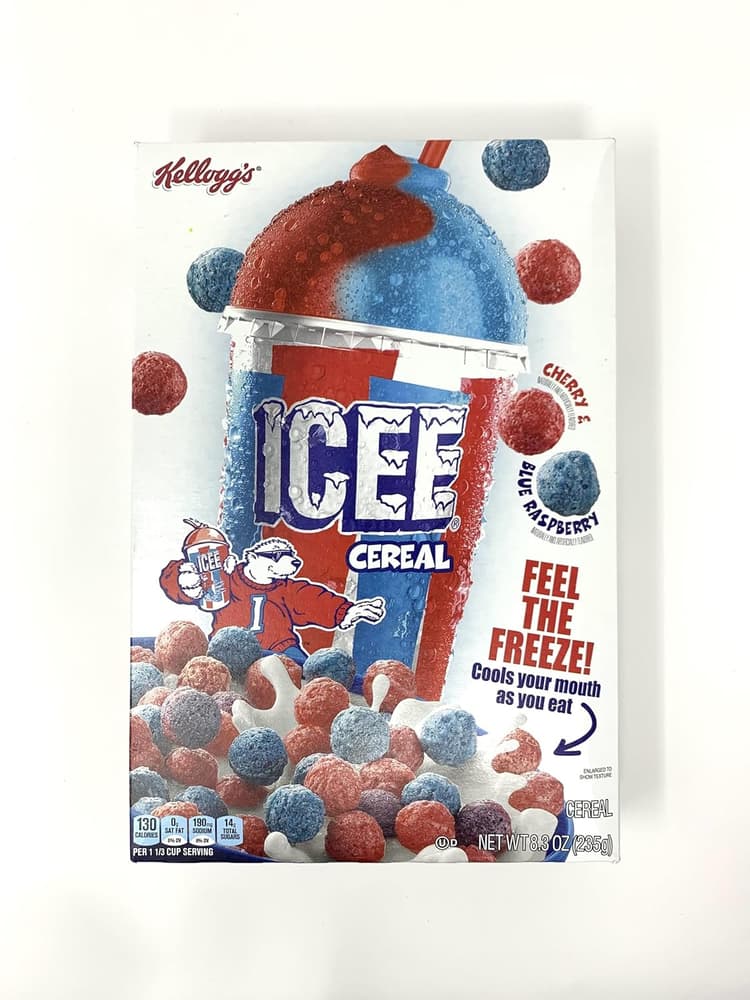 Kellogg'S Icee Cherry & Blue Raspberry Cereal