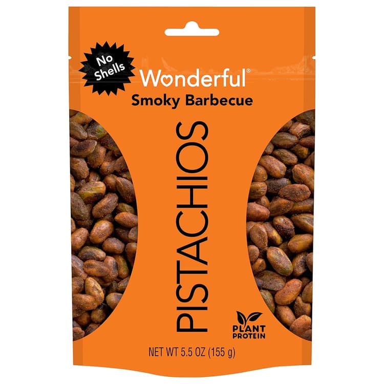 Wonderful Pistachios No Shells Bbq Pistachios Resealable