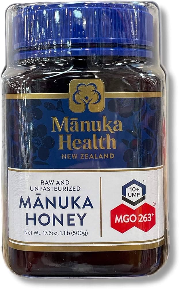Manuka Health Raw And Unpasteurized Umf 10+ / Mgo 263+ Manuka Honey
