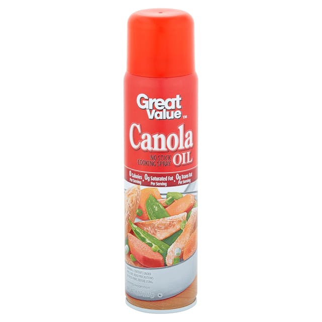 Is it Pescatarian? Great Value Canola Oil Non-stick Cooking Spray