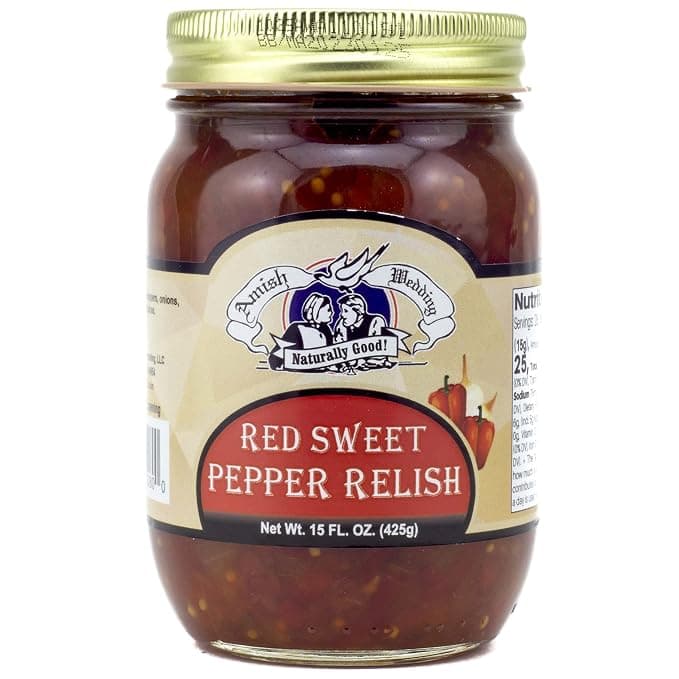 Amish Wedding Relish, Red Sweet Pepper