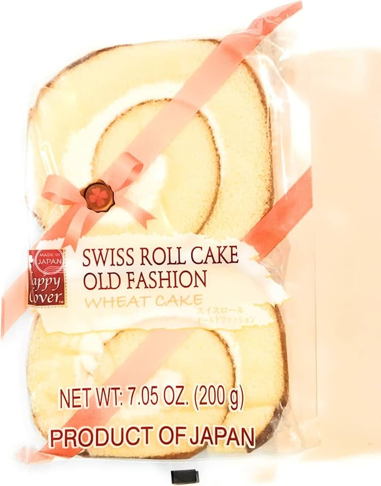 Happy Clover Swiss Roll Cake Old Fashion Wheat Cake